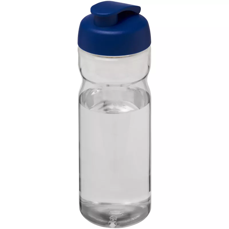 Bidon H2O Base® o pojemności 650 ml z wieczkiem zaciskowym - Niebieski-Przezroczysty (21004502)