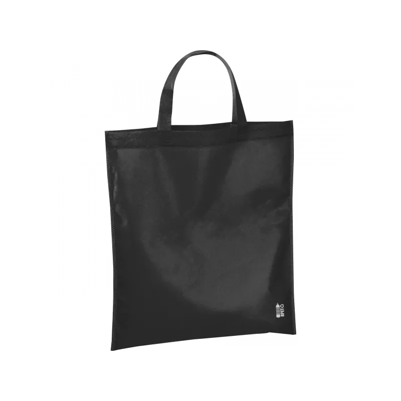 Torba non-woven 36 x 41 cm z krótkimi uszami 80g/m2 - czarny (6480403)