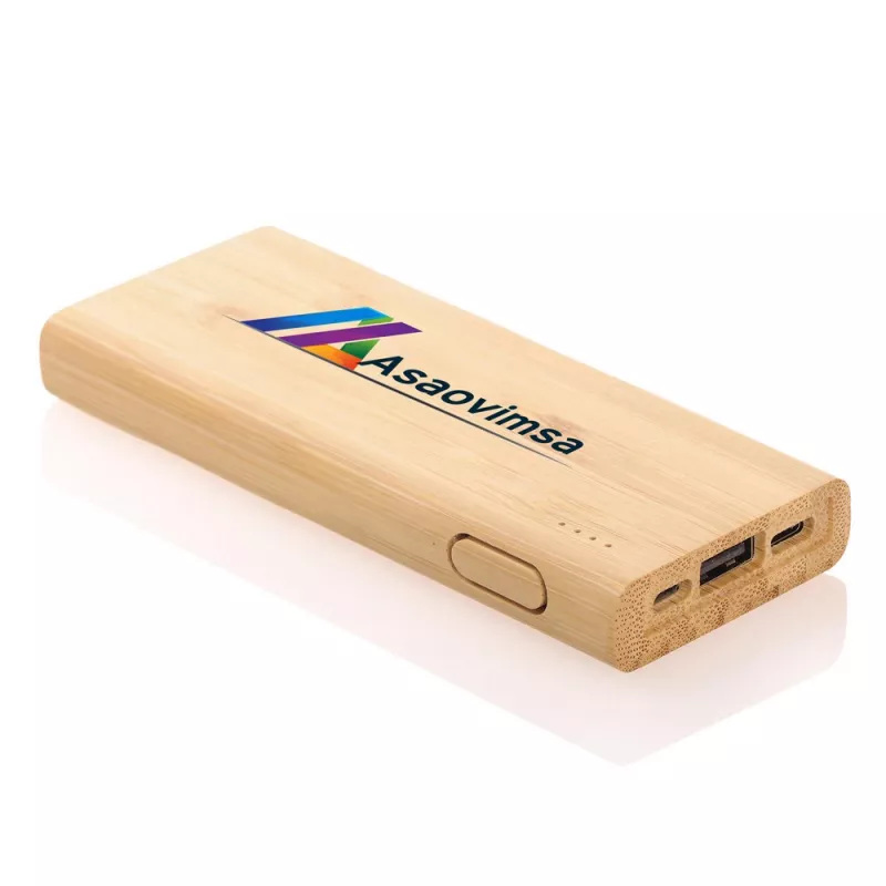 Bambusowy power bank 5000 mAh B'RIGHT | Posey - drewno (V0347-17)