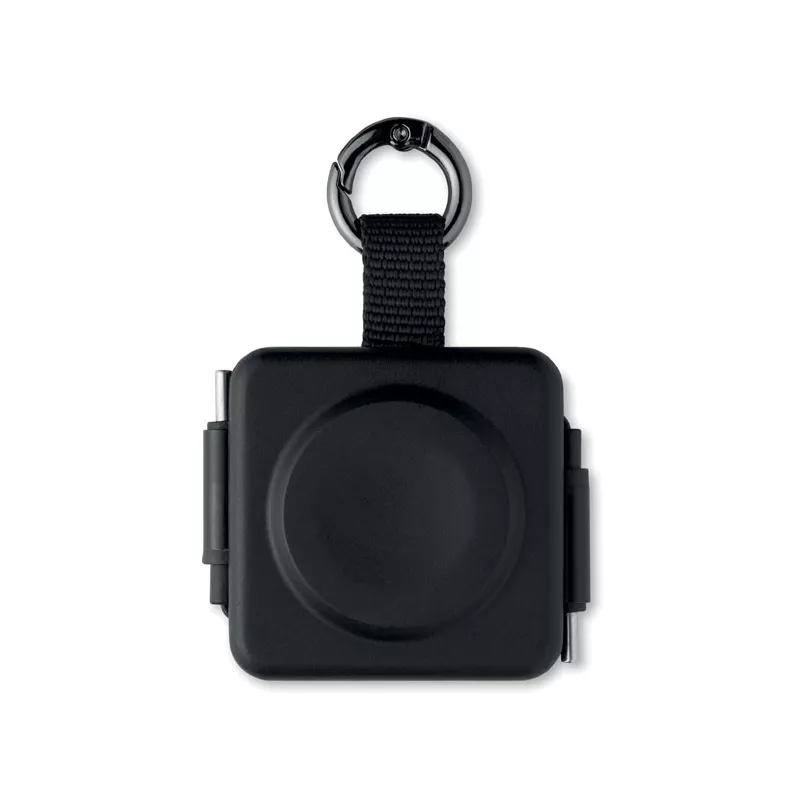 Kabel USB-C 100W z ładowarką do smartwatcha SKILFUL - Czarny (MO3145-03)