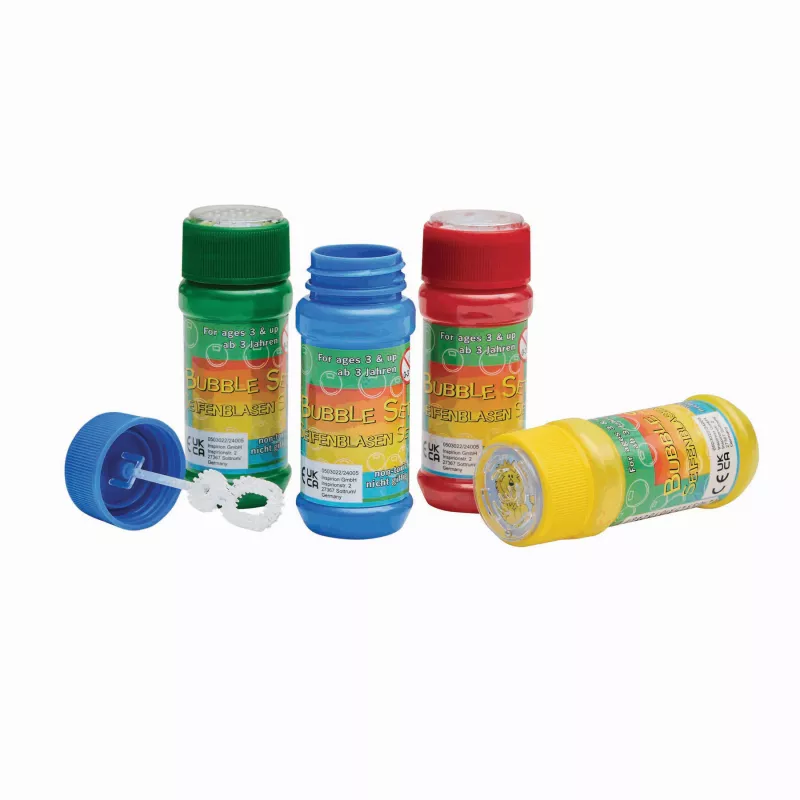 Bańki mydlane - czerwony, niebieski, zielony, żółty (56-0503022)