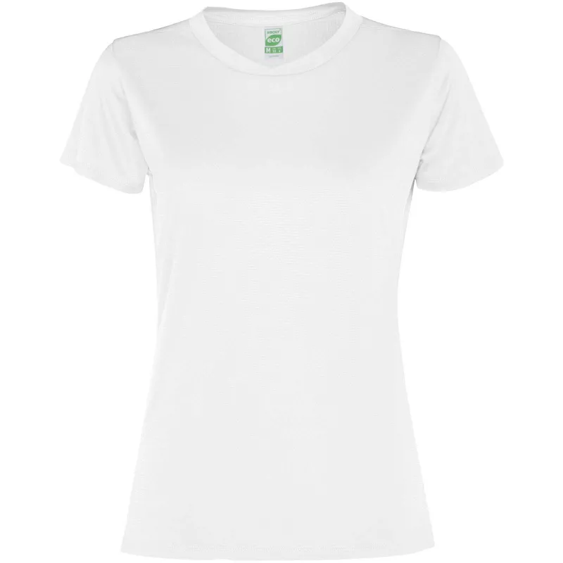 Slam short sleeve women's sports t-shirt - Biały (R0305-WHITE)