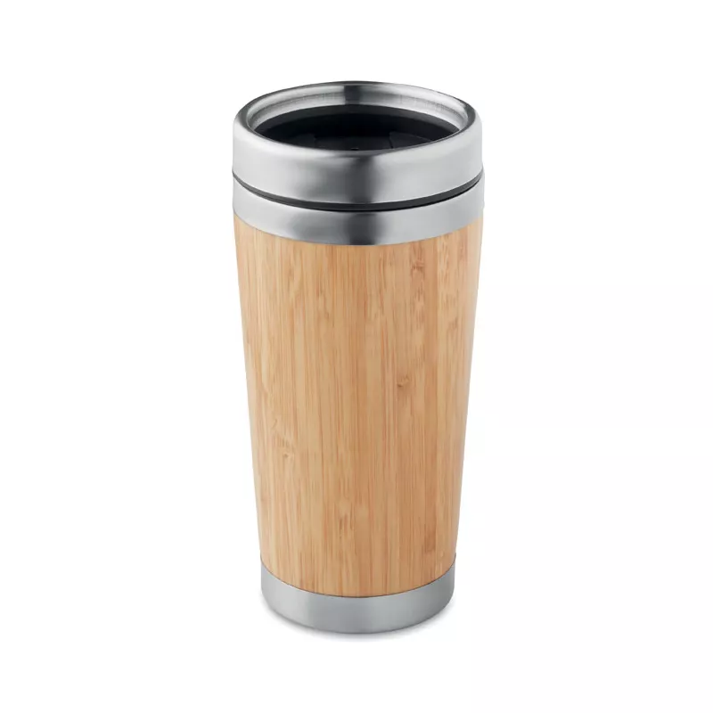 Kubek w bambusowej obudowie 400 ml RODEODRIVE+ - Drewna (MO9444-40)