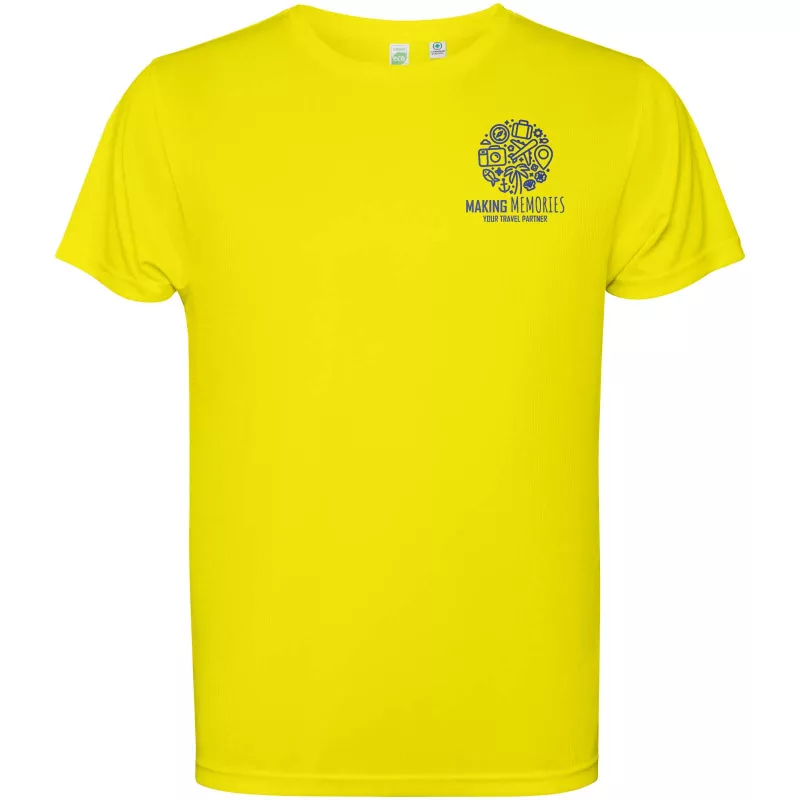 Estoril koszulka męska z krótkim rękawem - Fluor Yellow (R04301C5)