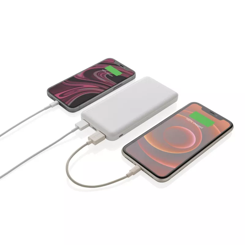 Power bank 10000 mAh - biały (P324.793)