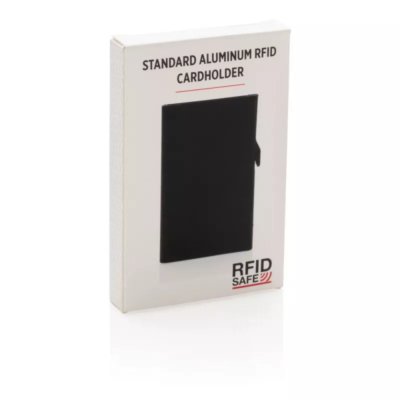 Etui na karty kredytowe, ochrona RFID - czarny (P820.041)