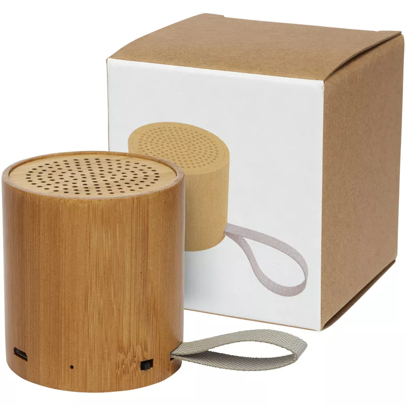 Bambusowy głośnik Bluetooth® Lako  - Drewno (12414371)