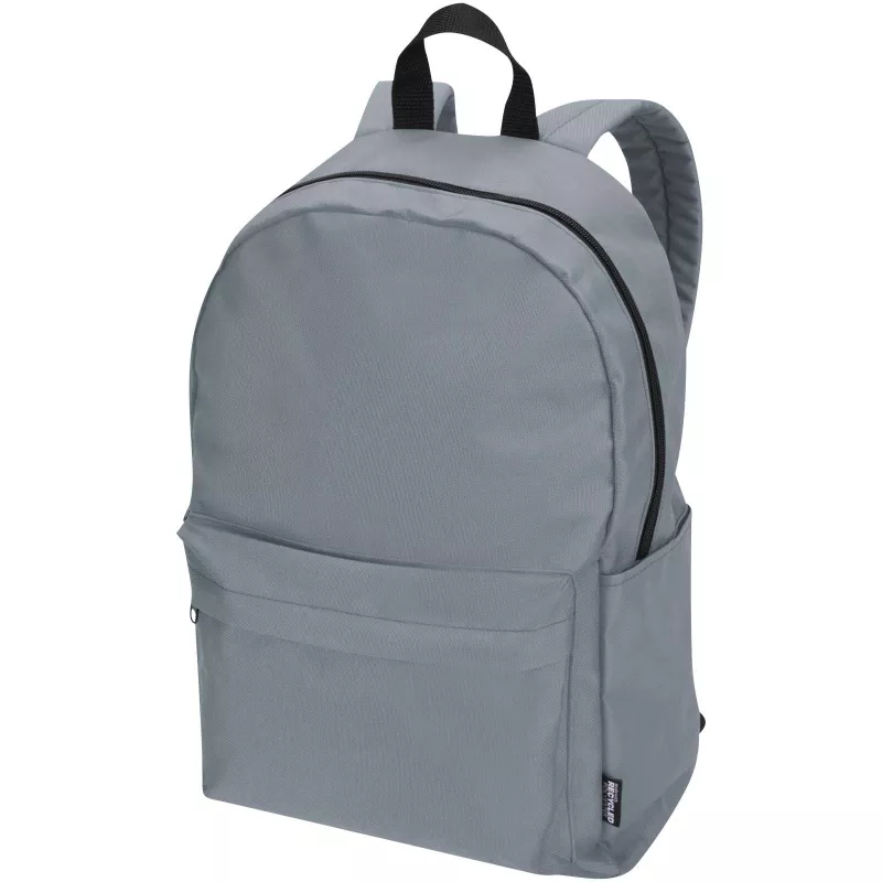 Byron plecak na 14-calowego laptopa o pojemności 16 l z recyklingu z certyfikatem GRS - Szary (13009682)