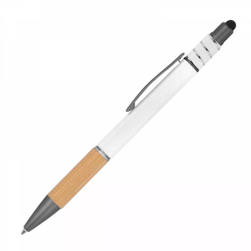 Długopis antystresowy z touch penem - biały (1387606)