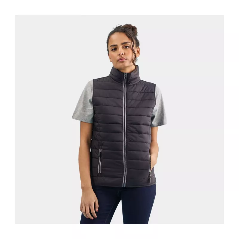 Kamizelka pikowana damska Sol's WAVE WOMEN - Czarny (S01437-BK)