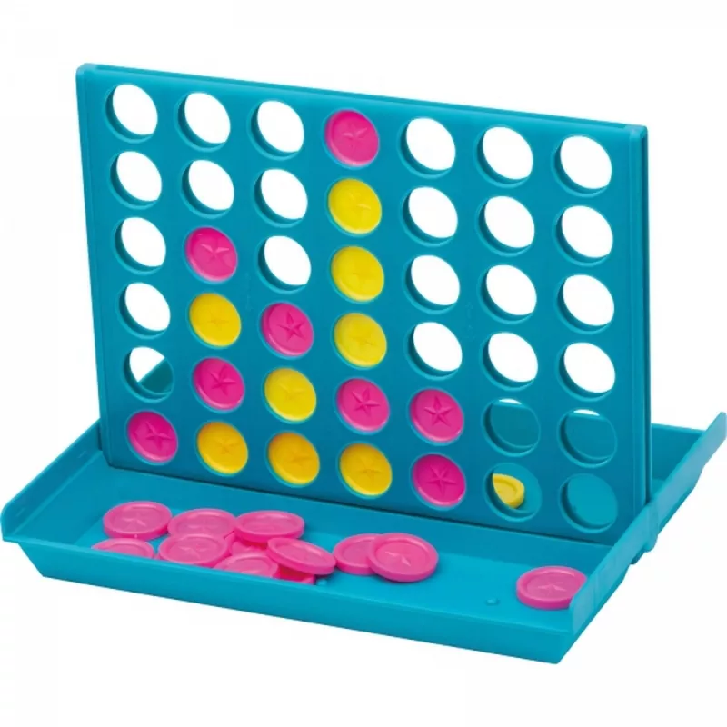 Gra 4 in a row TIMO - turkusowy (5229214)