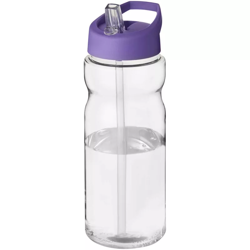 Bidon H2O Eco z wieczkiem z dzióbkiem 650 ml - Fioletowy-Przezroczysty (21009996)