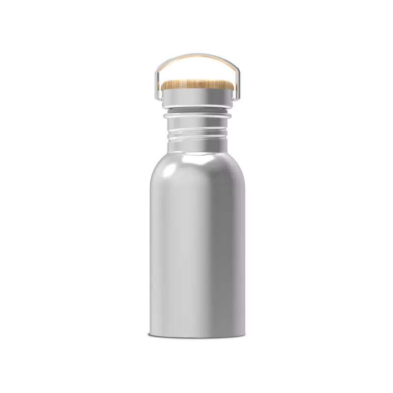 Butelka metalowa z pojedynczą ścianką Ashton 500ml - srebrny (LT98884-N0005)