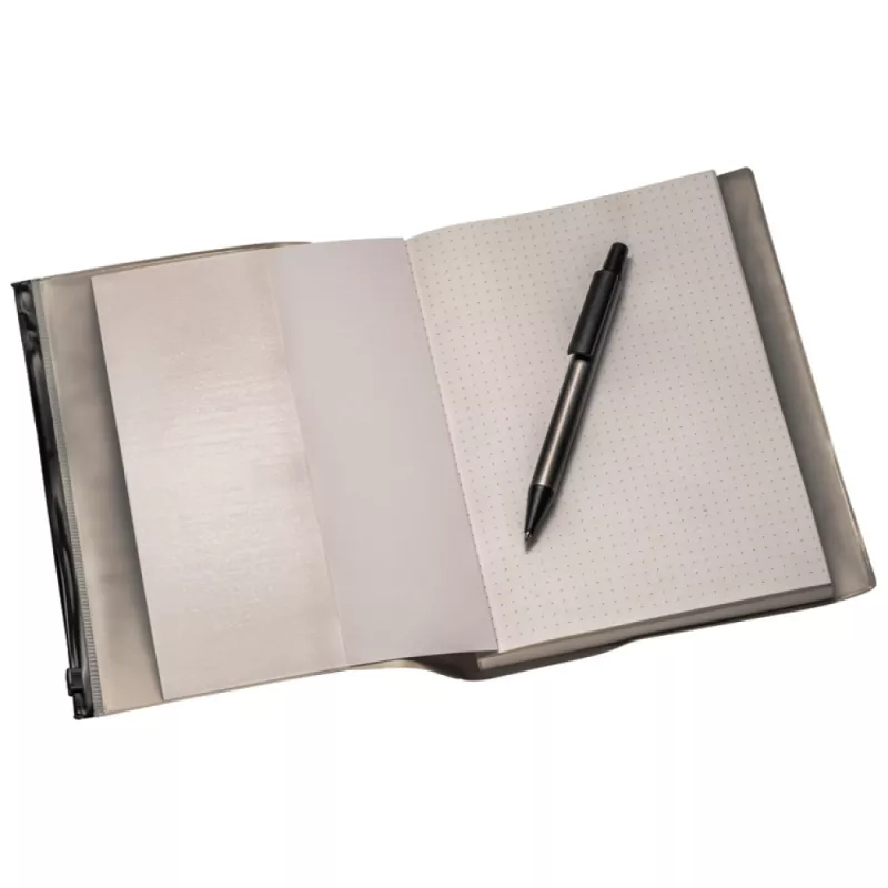 Notatnik z długopisem - biały (2037706)