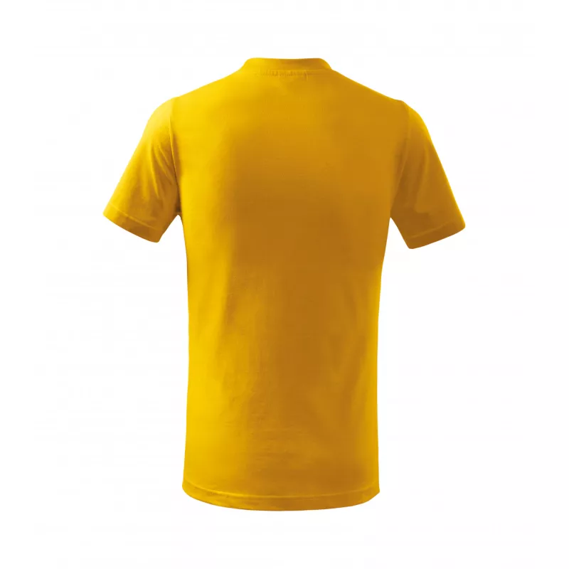 Koszulka bawełniana dziecięca 160 g/m²  BASIC 138 - Żółty (ADLER138-żółTY)