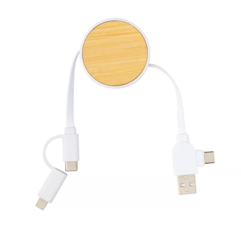 Kabel do ładowania Ontario - biały (P302.373)