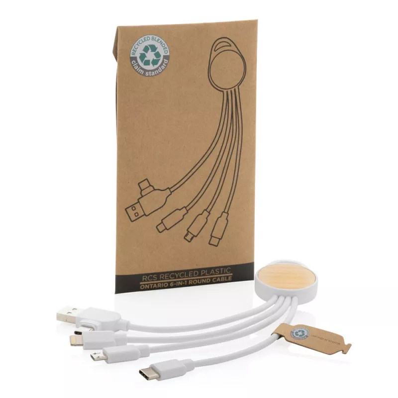 Kabel do ładowania Ontario - biały (P302.473)
