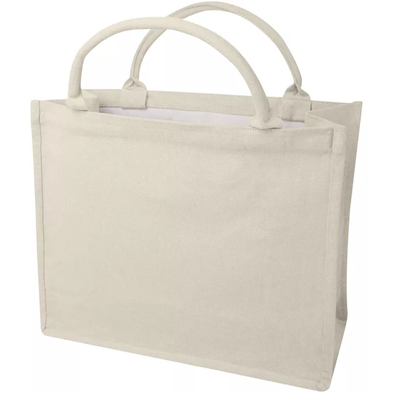 Page torba na zakupy z materiału z recyklingu o gramaturze 400 g/m² - Oatmeal (12071107)