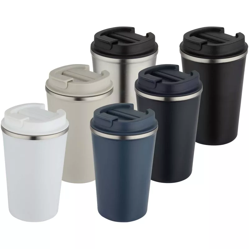 Newport kubek ze stali nierdzewnej, izolowany próżniowo, o pojemności 350 ml, z podwójnymi ściankami - Sandstone (10091606)