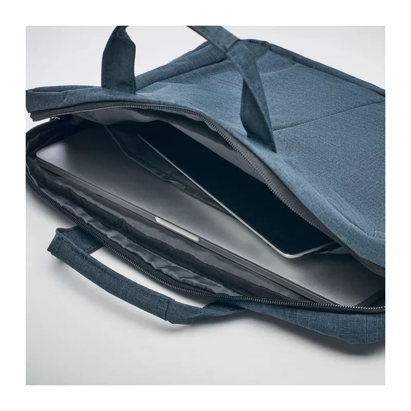 Torba na laptopa 15" z poliestru 360D STOCKHOLM - Niebieski (MO8957-04)
