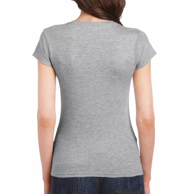 Koszulka bawełniana 150 g/m² Gildan SoftStyle™ - DAMSKA - Sport Grey  (64000L-SPORT GREY)