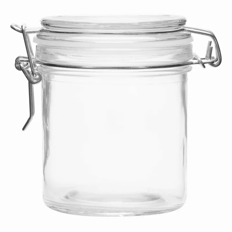 Szklany słoik, pojemność ok. 280 ml - transparentny (56-0306045)