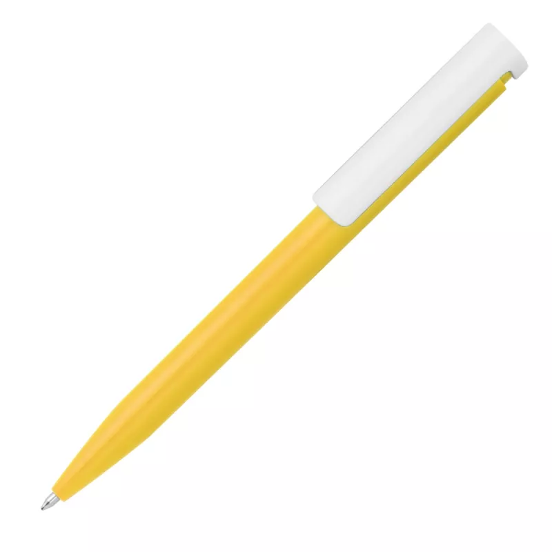 Długopis reklamowy plastikowy 13758 - żółty (1375808)
