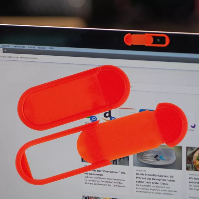 Zaślepka na kamerę w laptopie VIVIAN - czerwony (2253305)