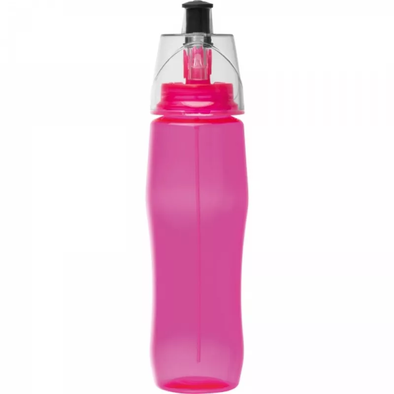 Butelka plastikowa ze spryskiwaczem 700 ml ELEANOR - różowy (6259211)