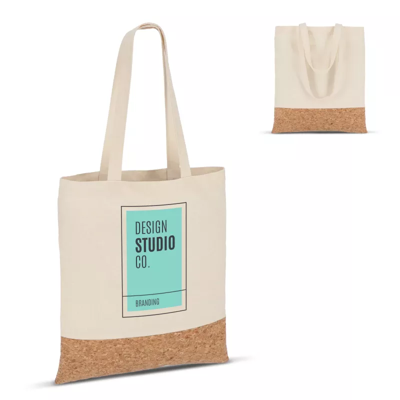 Torba transportowa bawełna i korek 170g/m² 35 x 40cm - naturalny-t (LT91391-N0094)