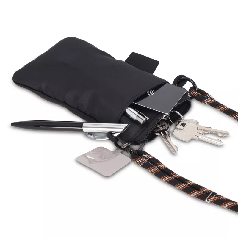 Kieszonkowa torba Everyday Essentials z paskiem z paracordu - czarny (LT95320-N0002)