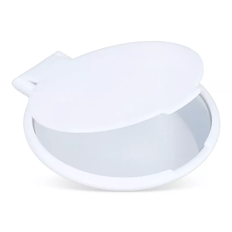 Małe kompaktowe lusterko Charm - biały (LT92734-N0001)