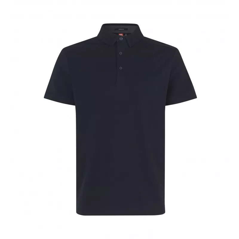 Koszulka bawełniana 185 g/m² ID Polo biznes/Jersey 0534 - Black (0534-BLACK)