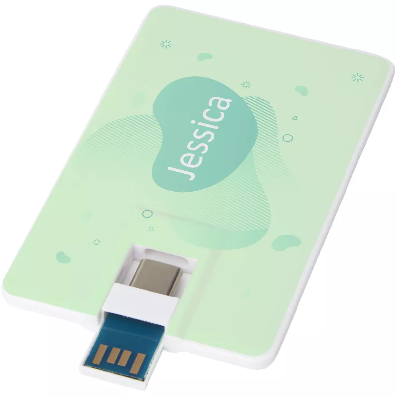 Duo Slim 32 GB dysk USB z portem typu C i USB-A 3.0 - Biały (12374901)