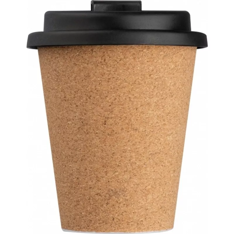 Kubek korkowy ANDENNE 350 ml - beżowy (215813)