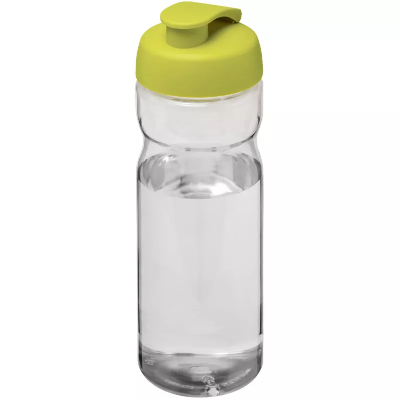 Bidon H2O Base® o pojemności 650 ml z wieczkiem zaciskowym - Limonka-Przezroczysty (21004504)