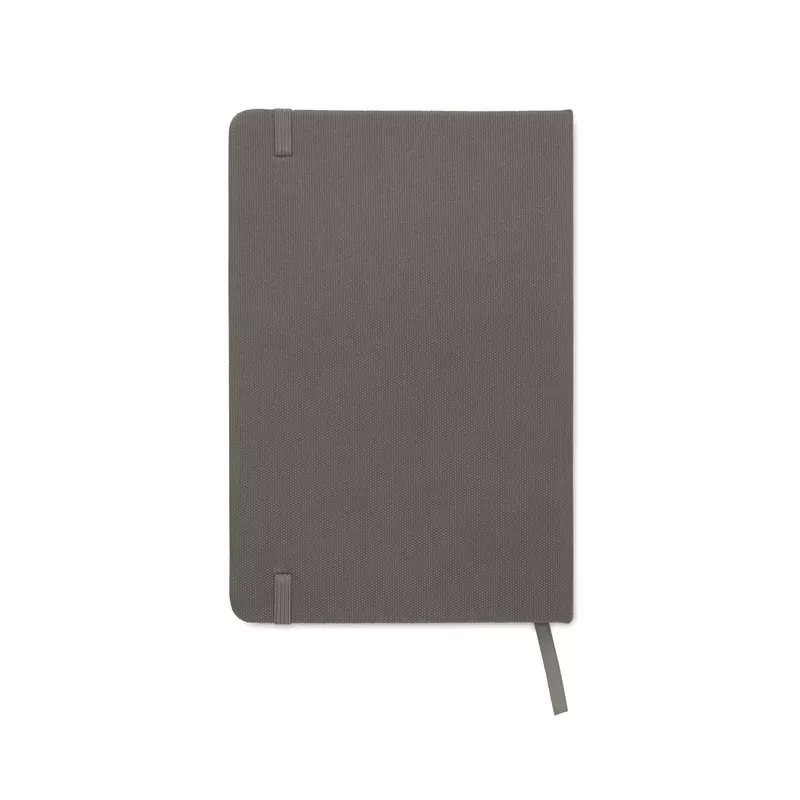 Notes A5 w okładce z RPET 80 kartek w linię NOTE RPET - Kamienny Szary (MO9966-15)