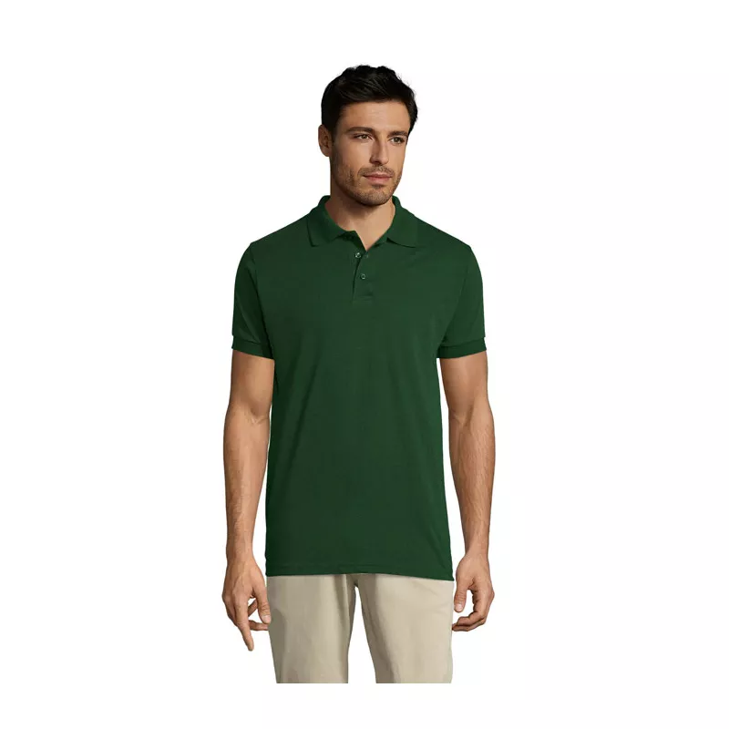 Koszulka polo męska 200 g/m² Sol's PRIME MEN - Ciemno-Zielony (S00571-BO)