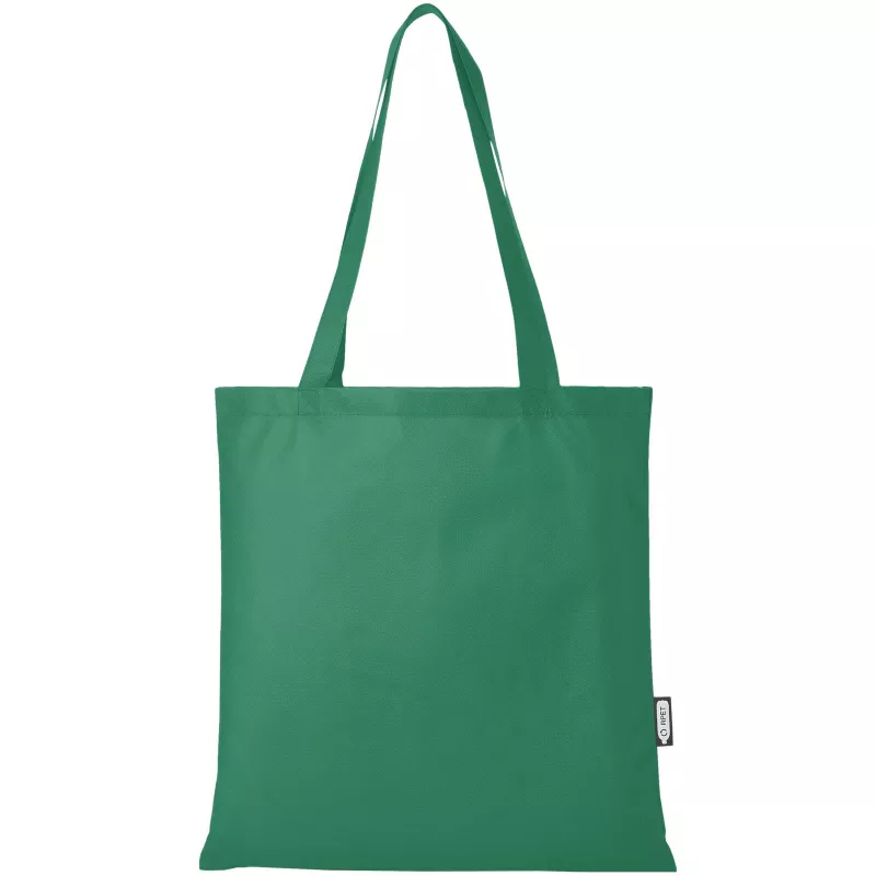 Zeus tradycyjna torba na zakupy o pojemności 6 l wykonana z włókniny z recyklingu z certyfikatem GRS - Zielony (13005161)