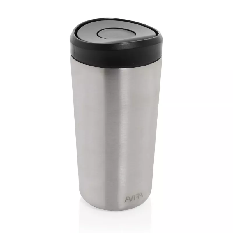 Kubek termiczny 400 ml Avira Alix - srebrny (P438.1002)