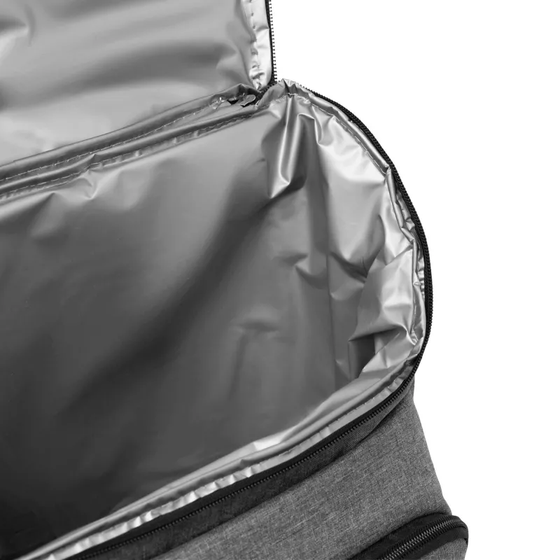 Plecak piknikowy dla 2 osób - czarny, szary (56-0604080)