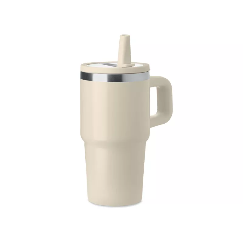 Kubek termiczny ze stali z recyklingu 500 ml ALAND - Bezowy (MO3170-13)
