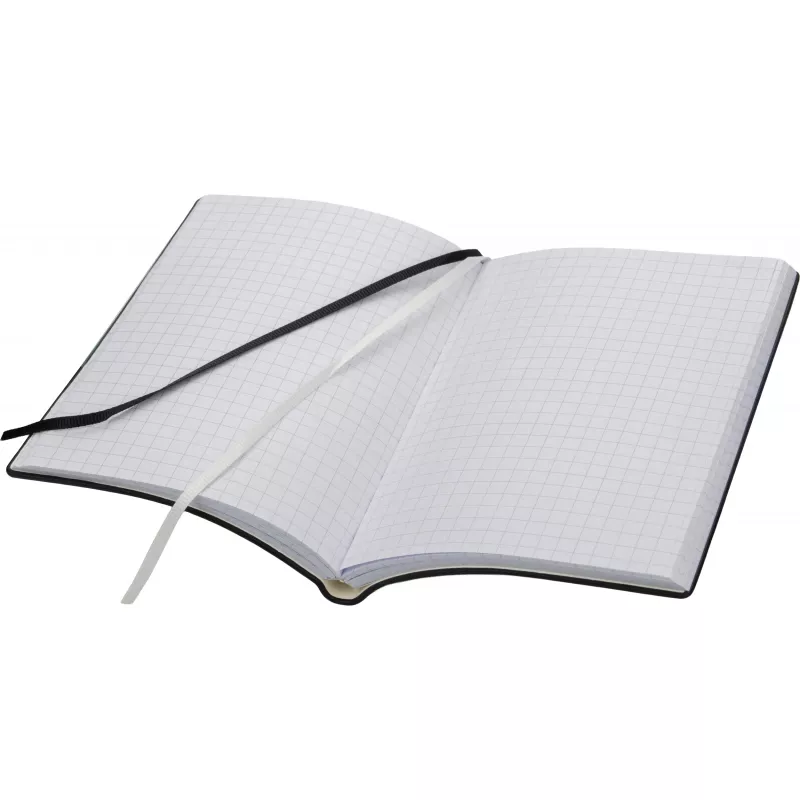 Notes A6 w kratkę ELVERUM - czarny (143803)