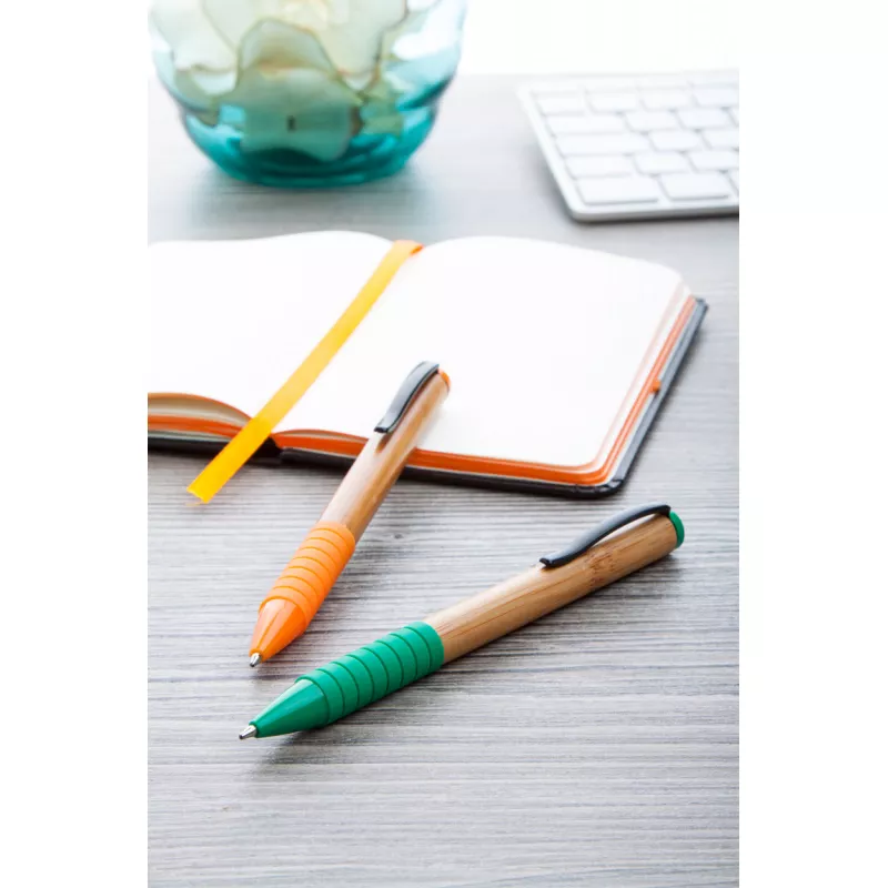 Bripp bambusowy długopis - pomarańcz (AP809428-03)