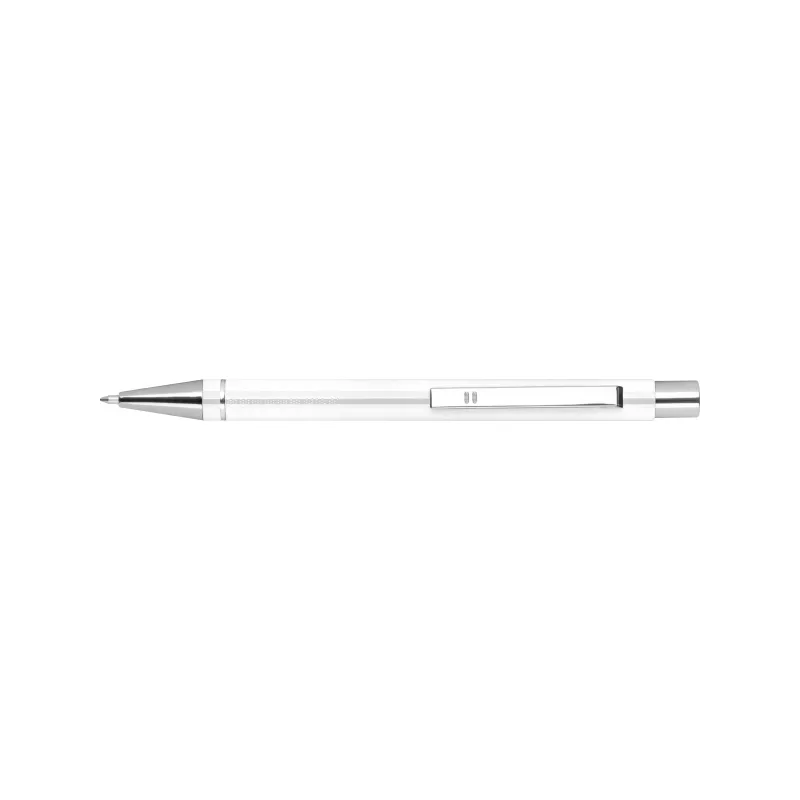 Metalowy długopis Almeira - biały (374106)