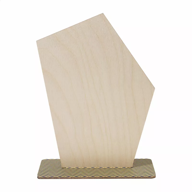 Wlobor personalizowane drewniane trofeum, gwiazda - naturalny-a (AP715068-C)
