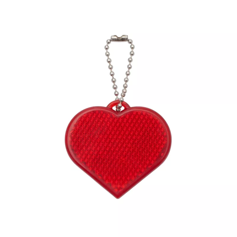 Światełko odblaskowe Heart Reflect - czerwony (R73162.08)
