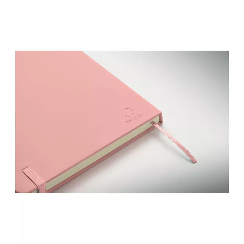 Notes A5 w okładce z PU 96 kartek w linię ARCOLOOP - Dziecięcy Róż (MO3124-11)