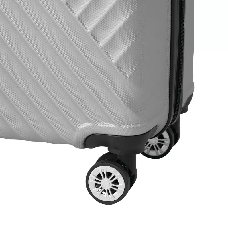 Zestaw walizek - srebrny (56-2220001)