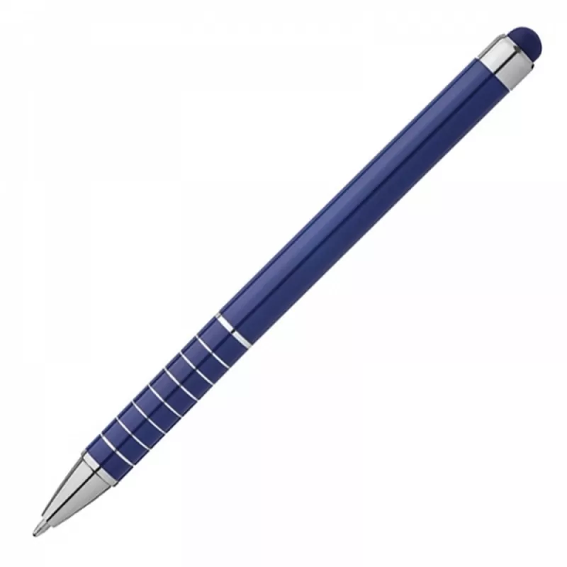 Długopis metalowy touch pen LUEBO - niebieski (041804)
